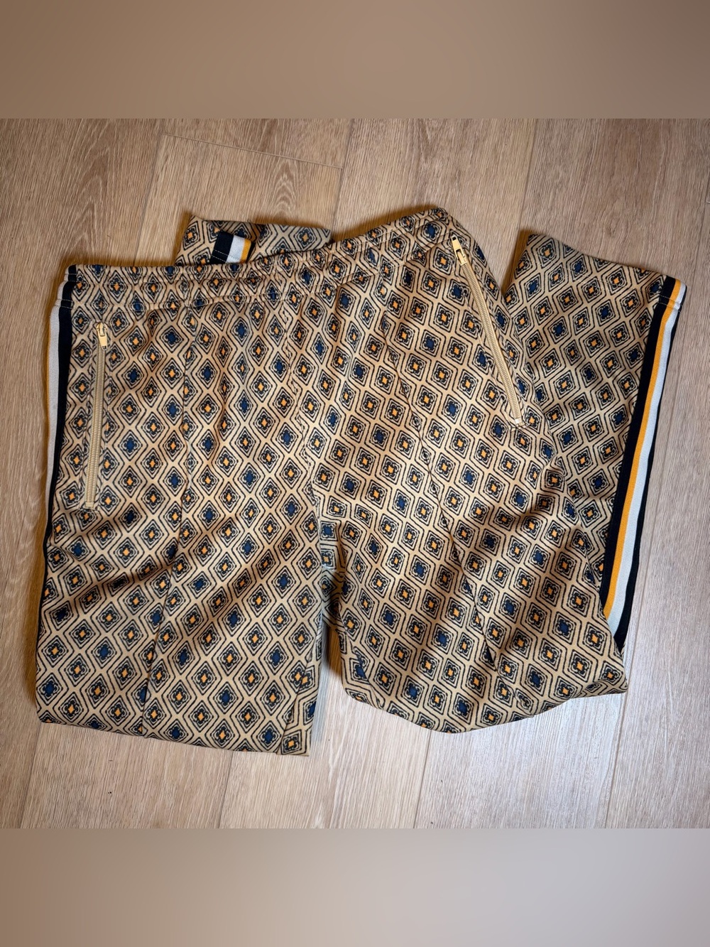Urban Outfitters Printed Track Pants Geometric Side Stripe Size 4